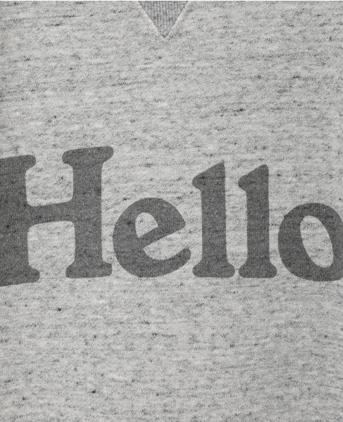 【MADISONBLUE/マディソンブルー】HELLO SWEAT L/S URAKE 詳細画像 杢グレー 6