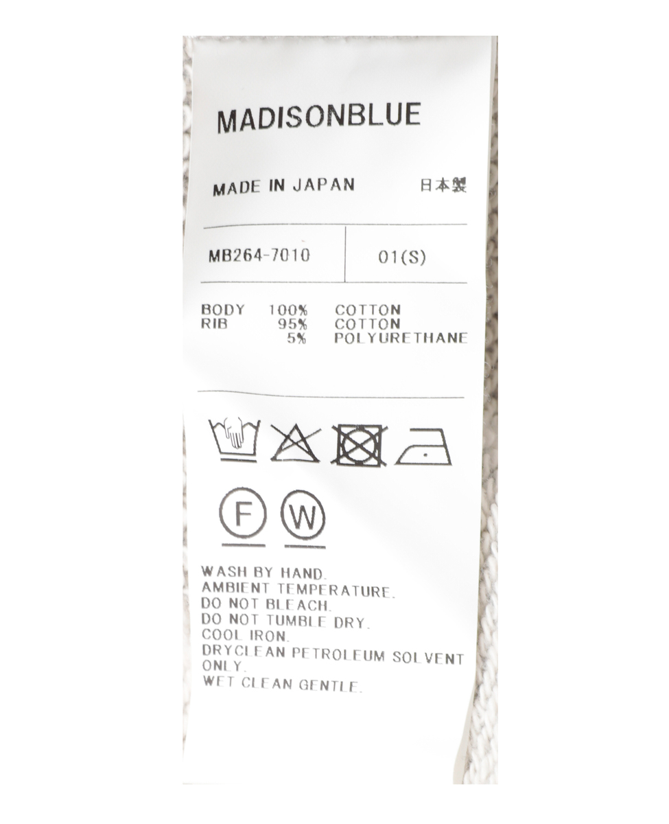 【MADISONBLUE/マディソンブルー】HELLO SWEAT L/S URAKE 詳細画像 杢グレー 6