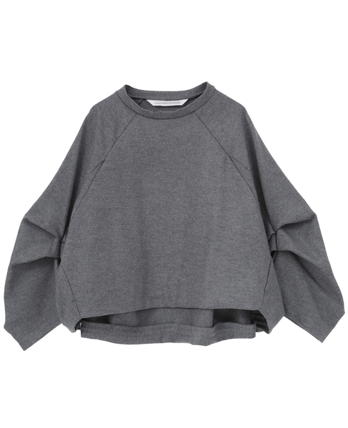 【COGTHEBIGSMOKE/コグザビッグスモーク】ORLY TUCKED SLEEVE TOP 詳細画像 チャコールグレー 1