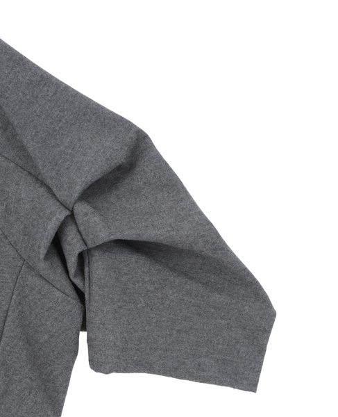 【COGTHEBIGSMOKE/コグザビッグスモーク】ORLY TUCKED SLEEVE TOP 詳細画像 チャコールグレー 4