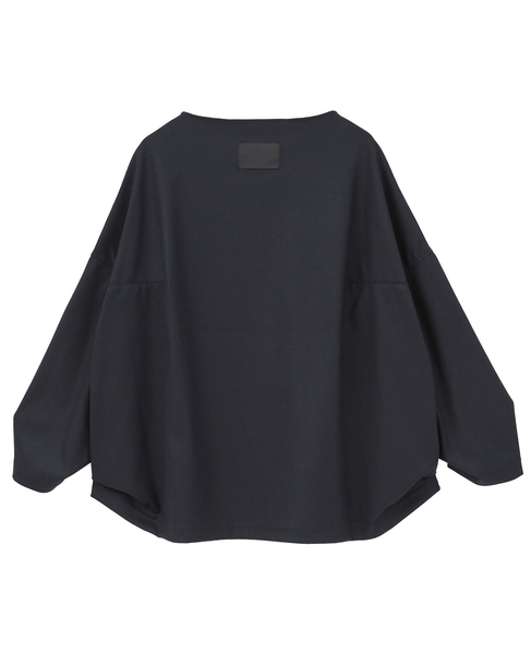 【COGTHEBIGSMOKE/コグザビッグスモーク】OPHELIA BOAT NECK TOP 詳細画像 ネイビー 2