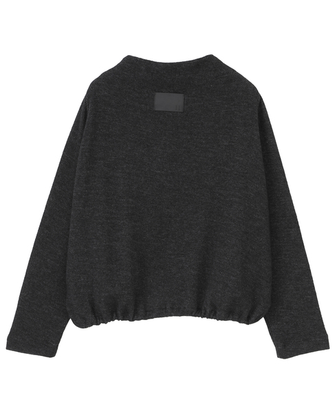【COGTHEBIGSMOKE/コグザビッグスモーク】KORA BOTTLE NECK TOP 詳細画像 チャコールグレー 2