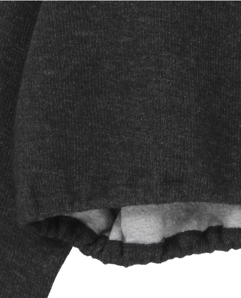 【COGTHEBIGSMOKE/コグザビッグスモーク】KORA BOTTLE NECK TOP 詳細画像 チャコールグレー 5