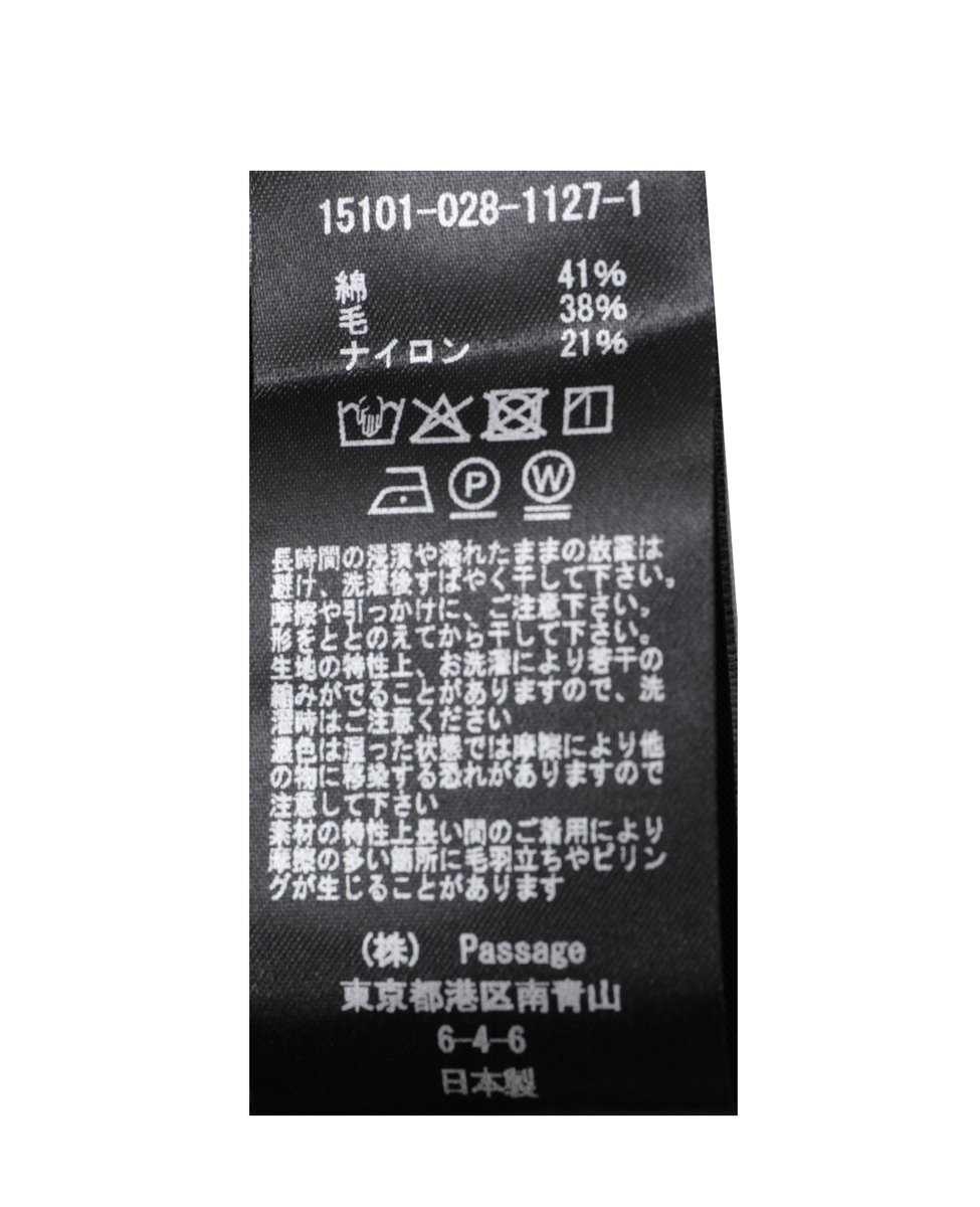 【COGTHEBIGSMOKE/コグザビッグスモーク】KORA BOTTLE NECK TOP 詳細画像 チャコールグレー 7