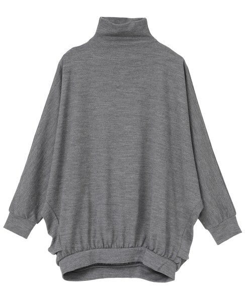 【COGTHEBIGSMOKE/コグザビッグスモーク】NAIA BOTTLE NECK TOP 詳細画像 チャコールグレー 1