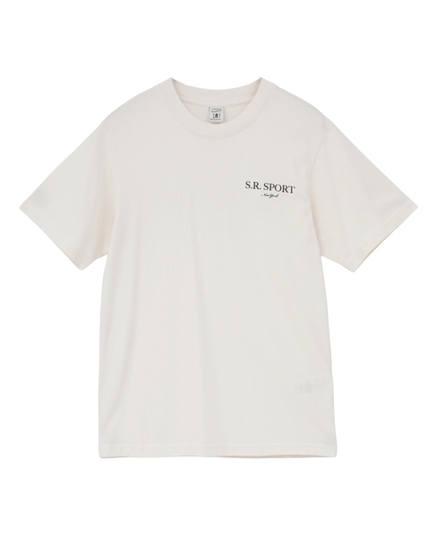 【Sporty＆Rich/スポーティアンドリッチ】Wimbledon Tshirt 詳細画像 アイボリー 1