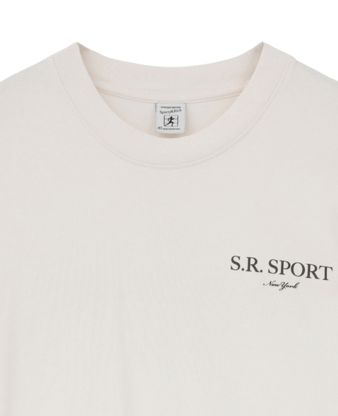 【Sporty＆Rich/スポーティアンドリッチ】Wimbledon Tshirt 詳細画像 アイボリー 3
