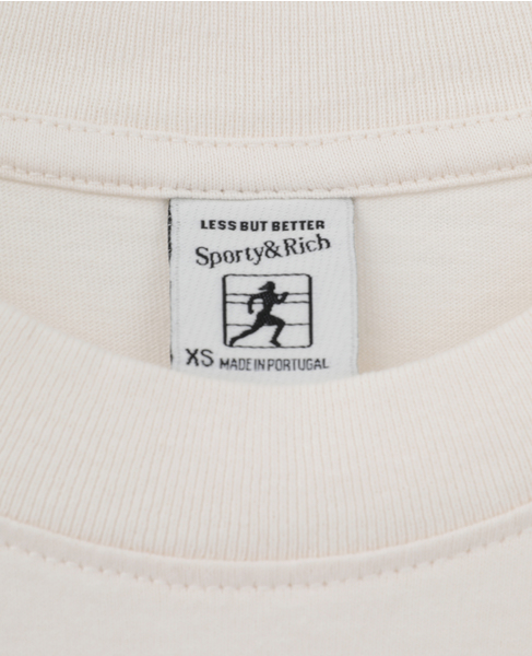 【Sporty＆Rich/スポーティアンドリッチ】Wimbledon Tshirt 詳細画像 アイボリー 6