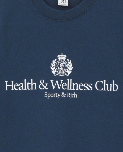 【Sporty＆Rich/スポーティアンドリッチ】H&W Crest Tshirt 詳細画像 ネイビー 6