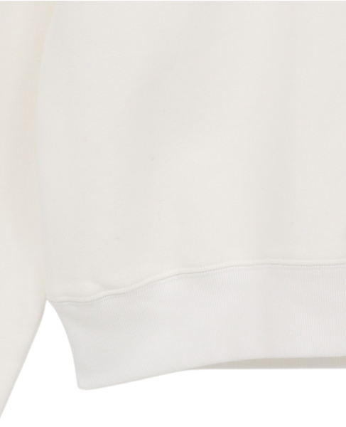 【Sporty＆Rich/スポーティアンドリッチ】Jadore Flocked Crewneck 詳細画像 ホワイト 5