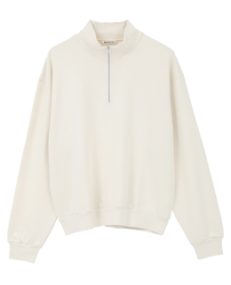 【AURALEE/オーラリー】 *SUPER HIGH GAUGE SWEAT HALF ZIP P/O