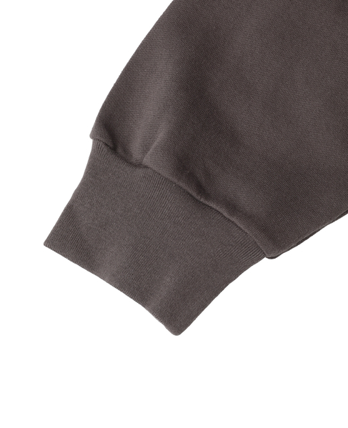 【AURALEE/オーラリー】 *SUPER HIGH GAUGE SWEAT HALF ZIP P/O 詳細画像 ブラウン 4