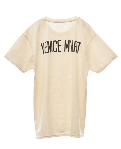 【VENICE M'ART/ヴェニスマート】VENICE M'ART T-SHIRT 詳細画像 生成り 2