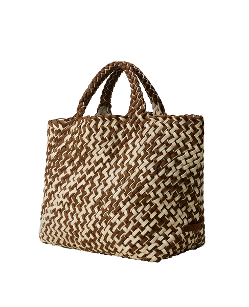 【NAGHEDI/ナゲディ】St. Barths Medium Tote Double Weave 詳細画像 キャメル 2