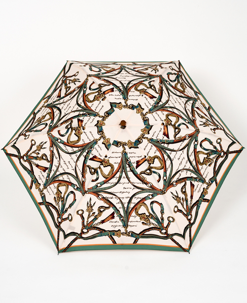 【manipuri/マニプリ】晴雨兼用 UV加工付き折傘 ボタニカル/パーク 詳細画像 グリーン 1