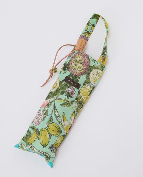 【manipuri/マニプリ】晴雨兼用 UV加工付き折傘 ボタニカル/パーク 詳細画像 ミント 2