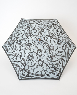 【manipuri/マニプリ】晴雨兼用UV加工付き折傘 タングルベルト/トルクメン