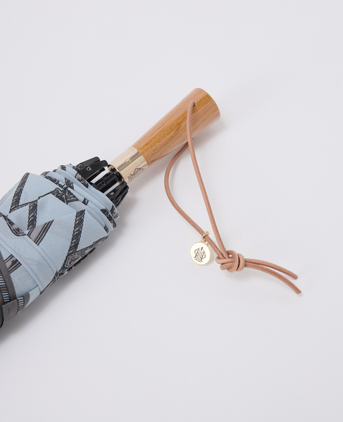 【manipuri/マニプリ】晴雨兼用UV加工付き折傘 タングルベルト/トルクメン 詳細画像 ライトグレー 5