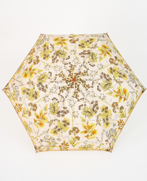 【manipuri/マニプリ】晴雨兼用UV加工付き折傘 タングルベルト/トルクメン 詳細画像 ベージュ 1