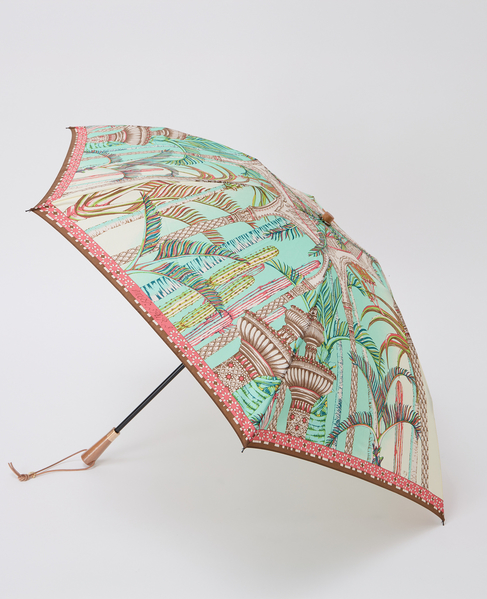 【manipuri/マニプリ】晴雨兼用 UV加工付き折傘 リヤド 詳細画像 レッド 2