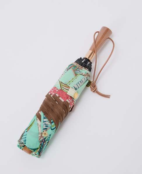 【manipuri/マニプリ】晴雨兼用 UV加工付き折傘 リヤド 詳細画像 レッド 4