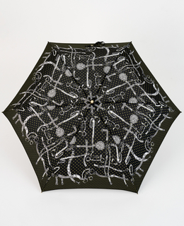 【manipuri/マニプリ】［軽量］晴雨兼用 UV加工付き折傘 ドットビット