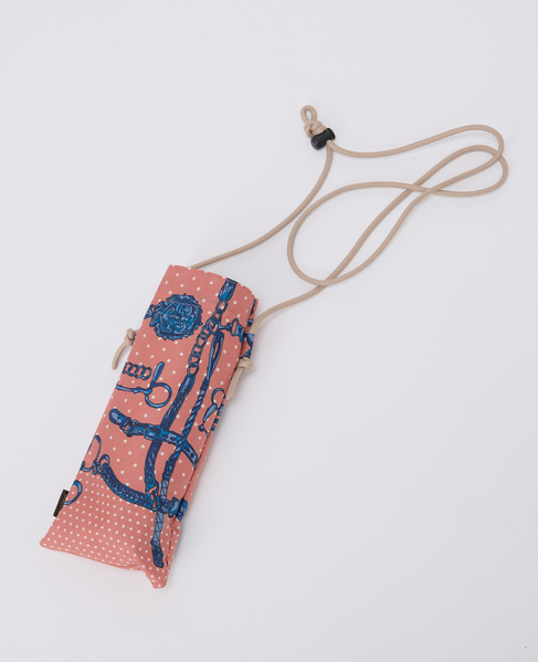 【manipuri/マニプリ】［軽量］晴雨兼用 UV加工付き折傘 ドットビット 詳細画像 ピンク 3