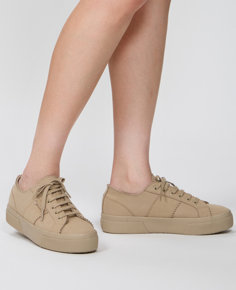 【PELLICO×SUPERGA /ペリーコ×スペルガ 】撥水 スウェードスニーカー 詳細画像 ベージュ 6