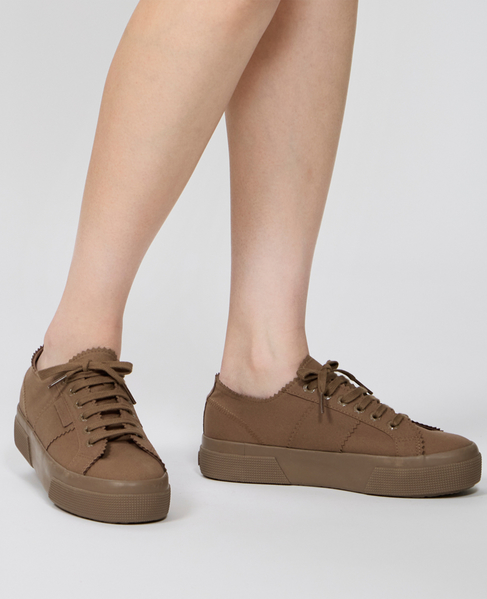 【PELLICO×SUPERGA /ペリーコ×スペルガ 】撥水 スウェードスニーカー 詳細画像 ブラウン 6