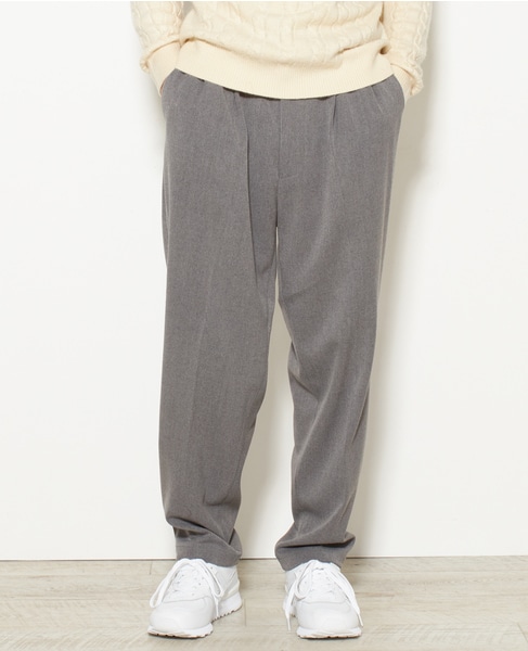 MASTER FRAMETRストレッチワイドテーパードパンツ 詳細画像 グレー 1