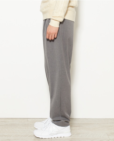 MASTER FRAMETRストレッチワイドテーパードパンツ 詳細画像 グレー 2
