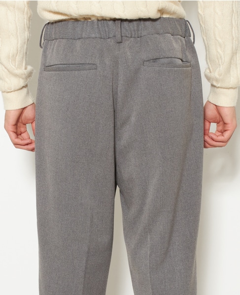 MASTER FRAMETRストレッチワイドテーパードパンツ 詳細画像 グレー 5