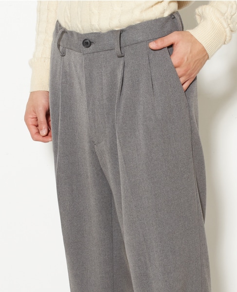 MASTER FRAMETRストレッチワイドテーパードパンツ 詳細画像 グレー 6