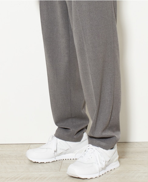 MASTER FRAMETRストレッチワイドテーパードパンツ 詳細画像 グレー 7