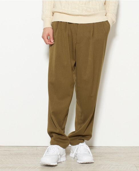 MASTER FRAMETRストレッチワイドテーパードパンツ 詳細画像 キャメル 1