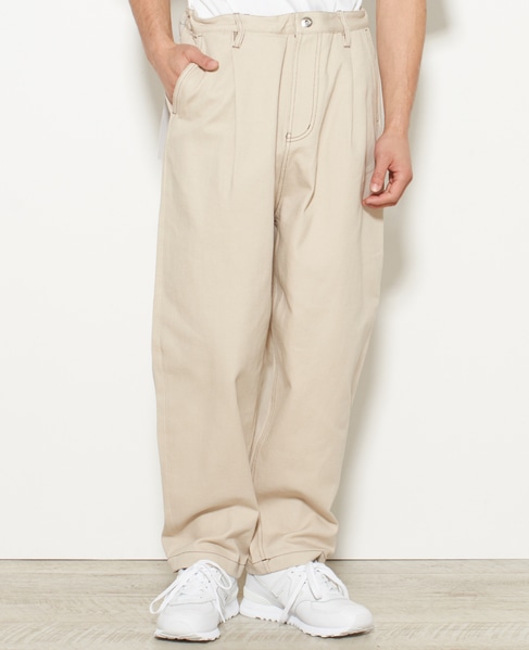 MASTER FRAME １Pワイドイージーパンツ 詳細画像 グレイッシュベージュ 3