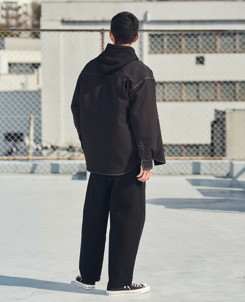 MASTER FRAME １Pワイドイージーパンツ 詳細画像 ブラック 3