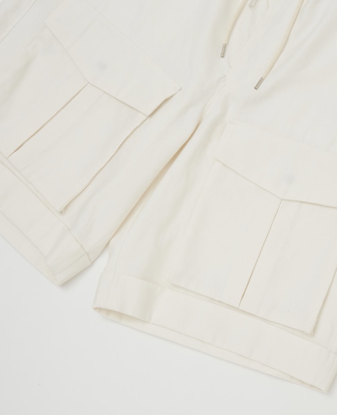 [WEB限定] UNPERFECT LINEN SHORT PANTS 詳細画像 ホワイト 17