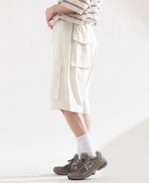 [WEB限定] UNPERFECT LINEN SHORT PANTS 詳細画像 ホワイト 4