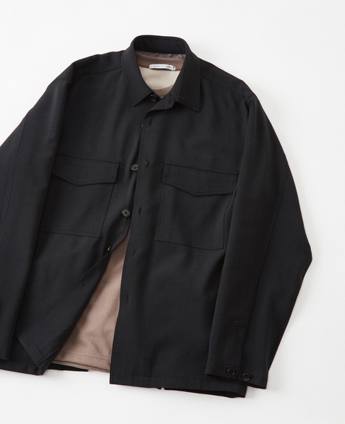 2wayTWギャバジンCPOブルゾン 詳細画像 グレー 13