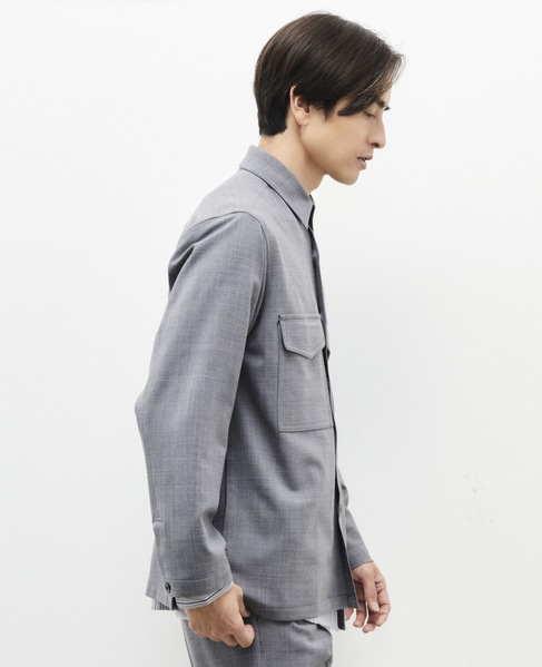 2wayTWギャバジンCPOブルゾン 詳細画像 グレー 5