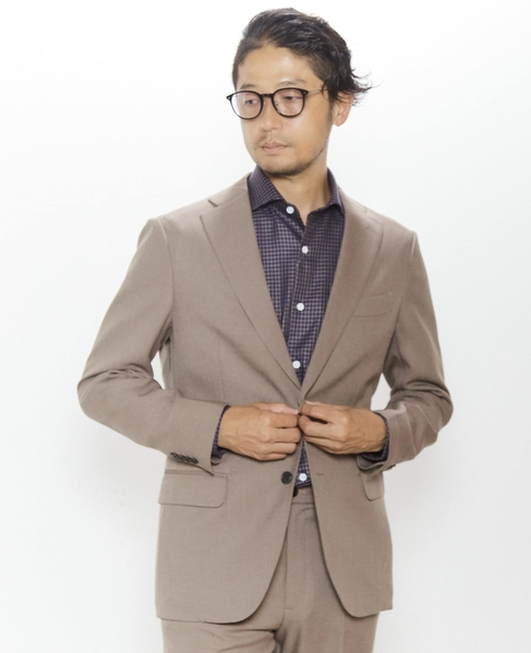 ドライツムギートイージーケアセットアップジャケット 詳細画像 ベージュ 1