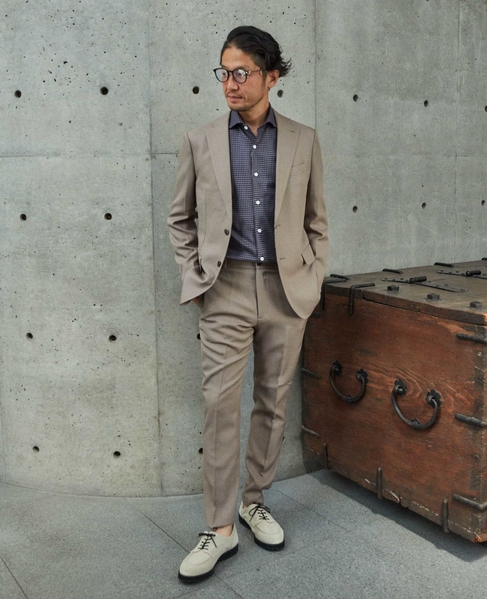 ドライツムギートイージーケアセットアップジャケット 詳細画像 ベージュ 16