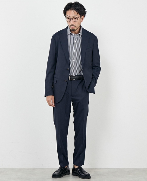 SOLOTEXウールセットアップジャケット 詳細画像 ネイビー 8