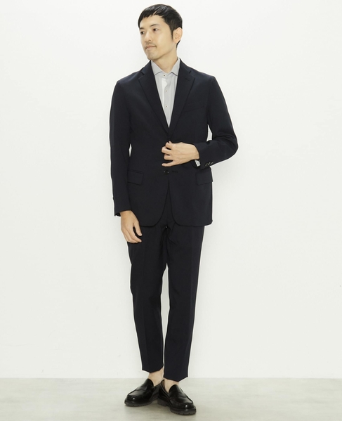 【WEB限定】イージーケアピンヘッドセットアップジャケット 詳細画像 ブラウン 22