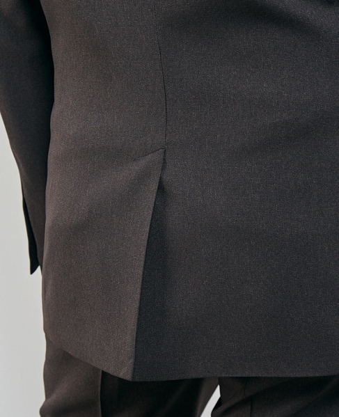 【WEB限定】イージーケアピンヘッドセットアップジャケット 詳細画像 ブラウン 9