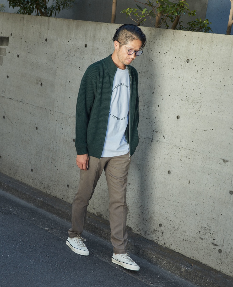 WEB限定】洗えるドライバーズニット｜MEN'S MELROSE（メンズメルローズ