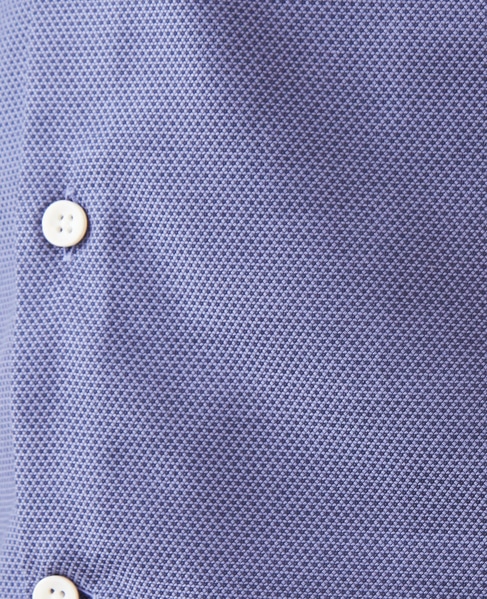 HITOYOSHI Wネーム ブルーパターンワイドカラーシャツ 詳細画像 グレンチェック 3