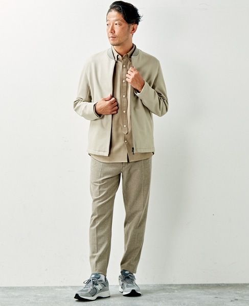 ダウンファブリックショートブルゾン 詳細画像 グレー 19