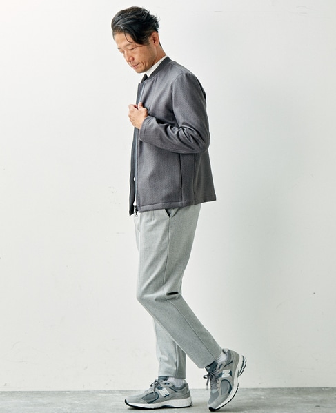 ダウンファブリックショートブルゾン 詳細画像 グレー 23